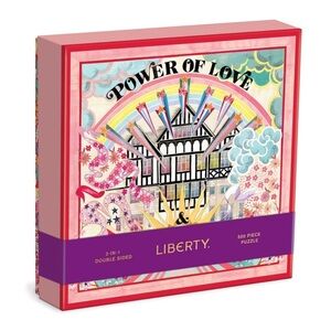 LIBERTY of London Power Of Love Puzzle – 20 x 20 IN Double Sided NEW sealed